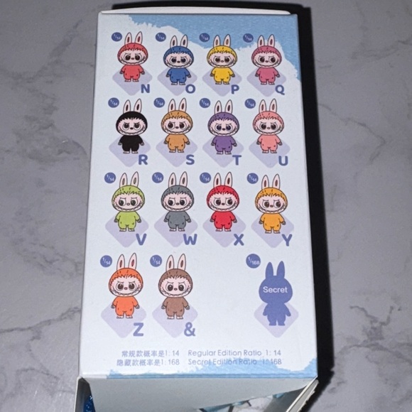 POP MART Labubu Pin For Love CONFIRMED Letter V Pendant - Picture 6 of 8